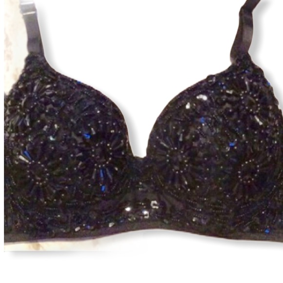 Meishulanna Other - Meishulanna black sequined bra size 32 (B14)